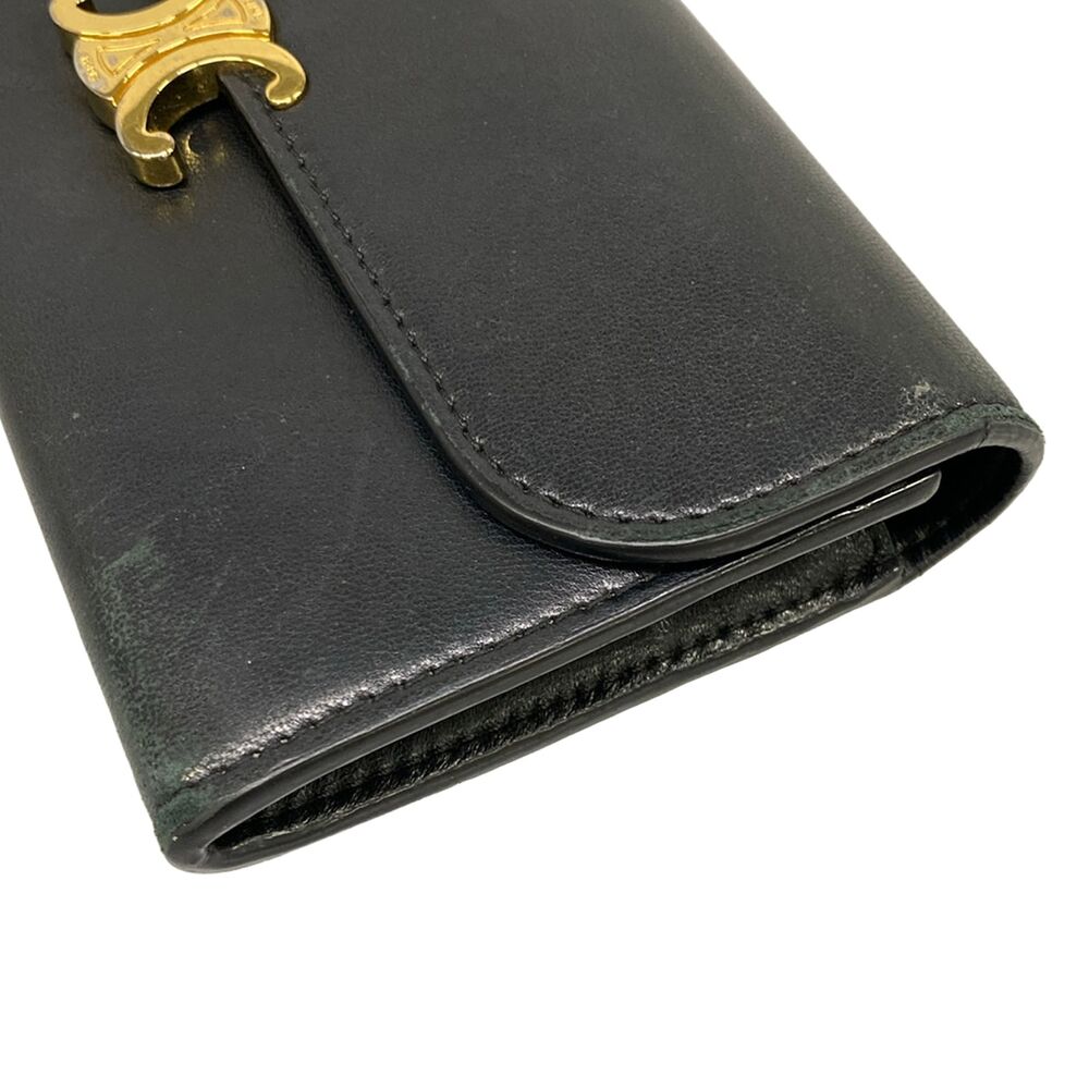 Celine Large Triomphe Flap Wallet Long Wallet 10E313BZG.38NO - Picture 13 of 15